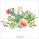 Southwest Potted Garden Petite Lucite Trinket Tray Image 2 of 2